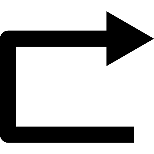 Right straight arrow angle symbol